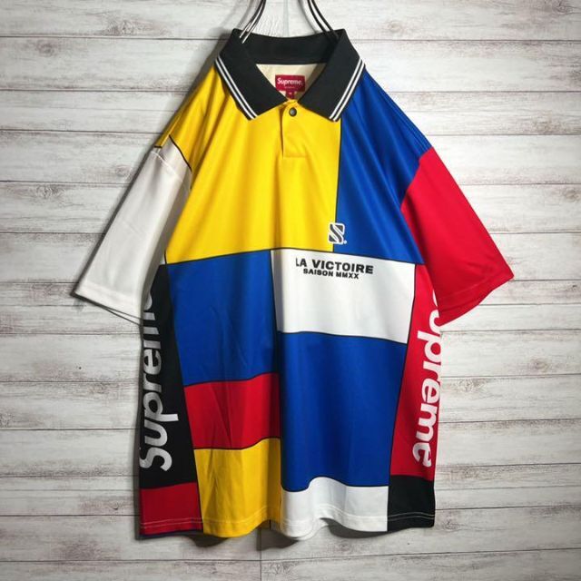 入手困難!!】シュプリーム ✈︎ポロシャツ20AW color blocked - www