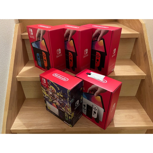 【新品未開封】ニンテンドースイッチ　Switch 本体　有機EL 5台セット