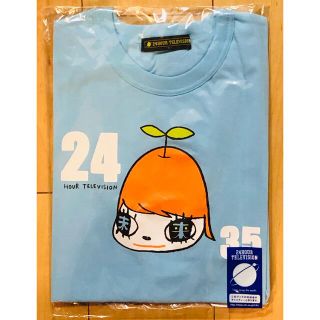 アラシ(嵐)の新品  24時間テレビ Ｔシャツ 2012 ブルー S(アイドルグッズ)