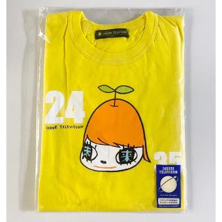 アラシ(嵐)の新品  24時間テレビ Ｔシャツ 2012 イエロー S(アイドルグッズ)