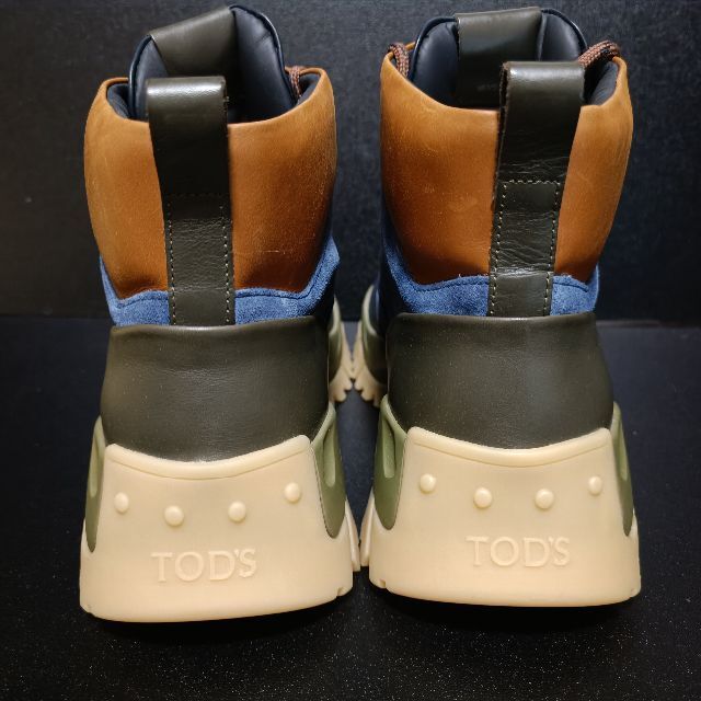 【ペブルモチ】 TOD'S - トッズ（TOD'S） スエードスニーカーブーツ 青 UK7の通販 by 欧州靴流通センター｜トッズならラクマ がある