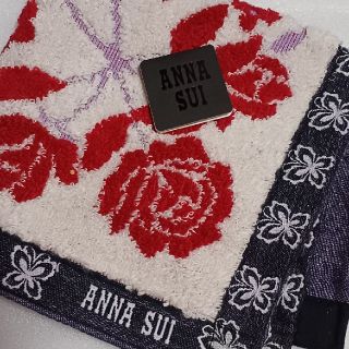 アナスイ(ANNA SUI)の値下げ📌アナスイ☆大判タオルハンカチ🌹(ハンカチ)