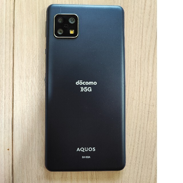 SHARP AQUOS sense5G SH-53A ニュアンスブラック 3