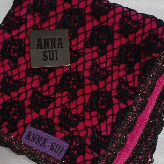 アナスイ(ANNA SUI)の値下げ📌アナスイ☆大判タオルハンカチ🌹28✕28(ハンカチ)