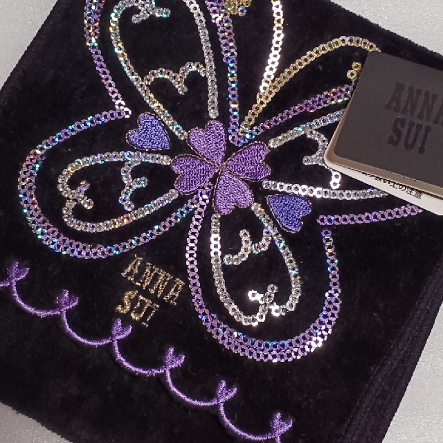 ANNA SUI(アナスイ)の値下げ📌アナスイ☆ポケットハンカチ💜 レディースのファッション小物(ポーチ)の商品写真