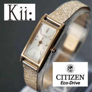 CITIZEN - 【稼働美品】citizen Kii： エコドライブ ソーラー