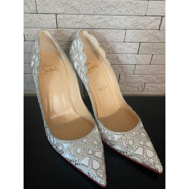 Christian Louboutin(クリスチャンルブタン)の超レア☆ Christian Louboutin ルブタン クリスタル パンプス レディースの靴/シューズ(ハイヒール/パンプス)の商品写真