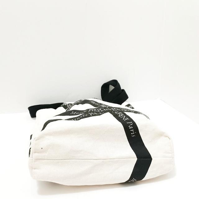 Saint Laurent(サンローラン)のイヴサンローラン トートバッグ 白×黒 レディースのバッグ(トートバッグ)の商品写真