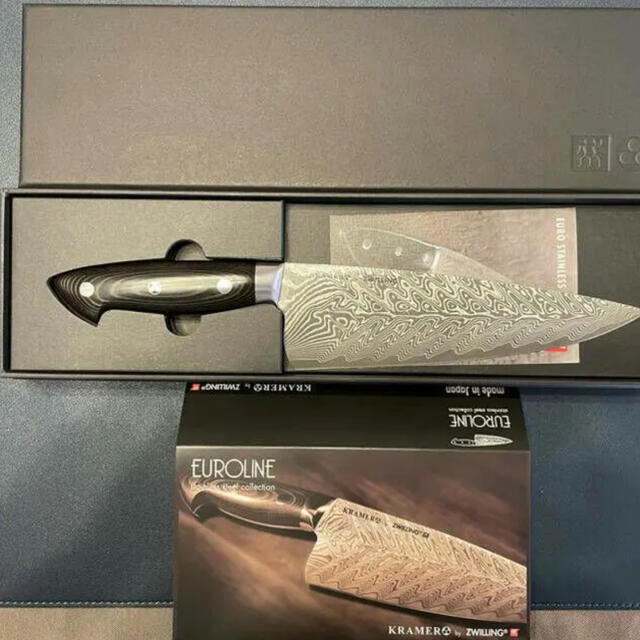 新品未使用】ボブ・クレーマー ユーロ ステンレス シェフナイフ 刃渡り