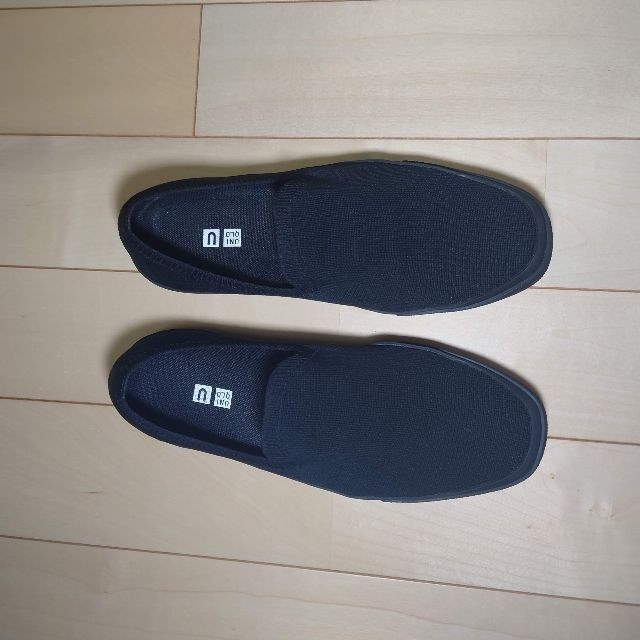 UNIQLO(ユニクロ)のユニクロ ニットスニーカー   BLACK UNIQLO　26cm メンズの靴/シューズ(スニーカー)の商品写真