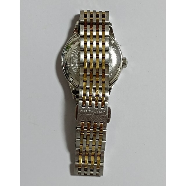 Hamilton(ハミルトン)の美品 ハミルトン バリアント メンズ腕時計 白色文字盤 三針デイト付き 自動巻き メンズの時計(その他)の商品写真