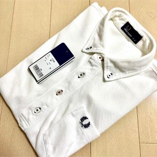 フレッドペリー(FRED PERRY)のフレッドペリー ボタンダウンポロシャツ Mサイズ ポケット付 F1542(ポロシャツ)