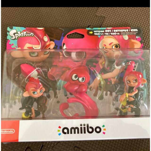 amiibo　スプラトゥーン　タコガール タコボーイ タコ　セット