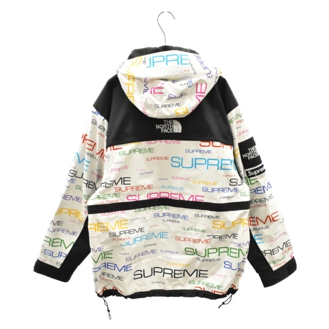 Supreme(シュプリーム)のSUPREME シュプリーム × THE NORTH FACE 21AW Steep Tech Apogee Jacket NP52102I ザノースフェイス スティープテック アポジー マルチロゴプリントジップアップマウンテンジャケット ホワイト メンズのジャケット/アウター(マウンテンパーカー)の商品写真