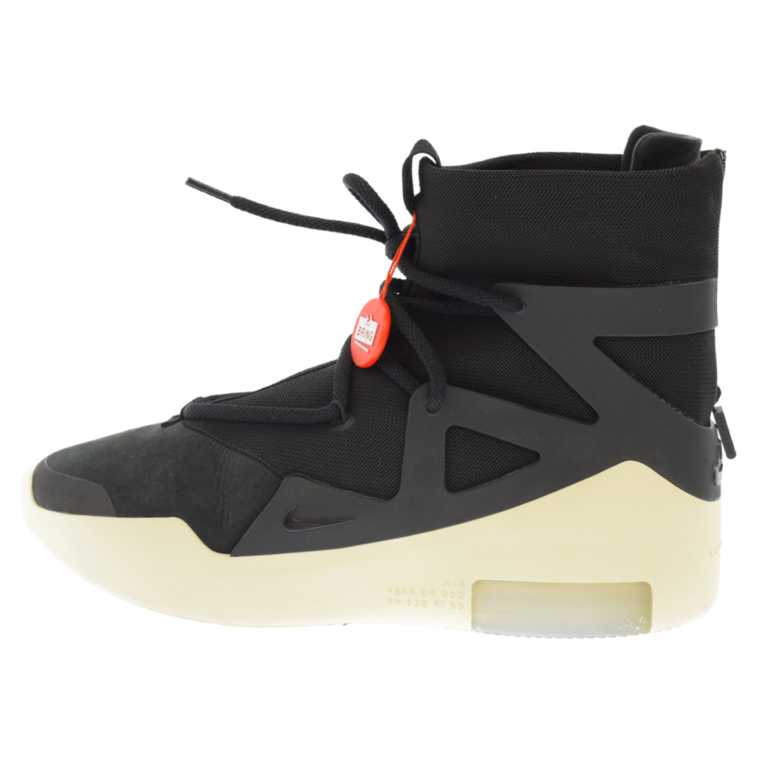 NIKE ナイキ ×FEAR OF GOD AIR FEAR OF GOD 1 AR4237-001 エアフィアオブゴッド1 ブラック ハイカットスニーカー