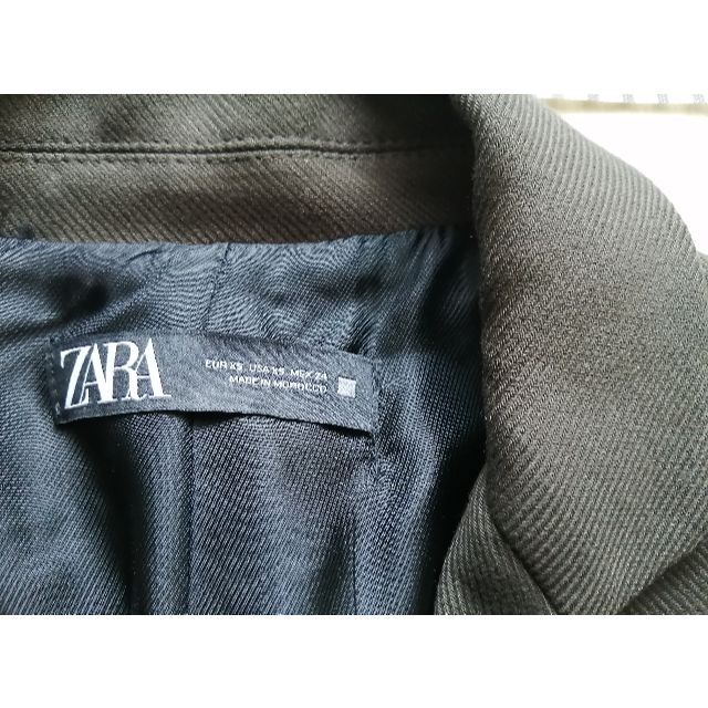 ZARA チェスターコート トレンチコート オリーブカラー ザラ