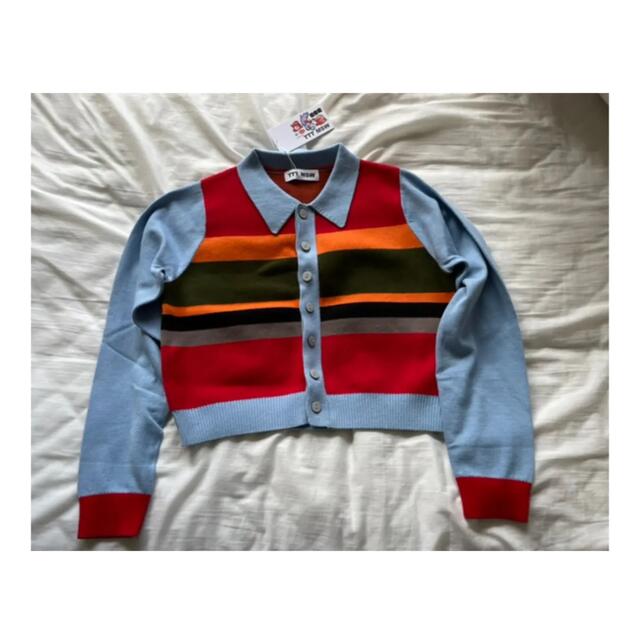 TTT MSW 22AW Border Knit Cardigan