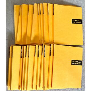 コクヨ(コクヨ)の未使用27冊組）コクヨ スクラップブック 固定式 A4 40枚 黄 ラ-410Y(ファイル/バインダー)