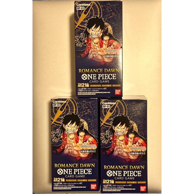 ONE PIECEカードゲームROMANCE DAWN 4BOX 新品未開封