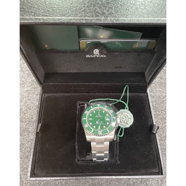 A BATHING APE(アベイシングエイプ)のA BATHING APE TYPE 1 BAPEX GREEN ベイペックス メンズの時計(腕時計(アナログ))の商品写真