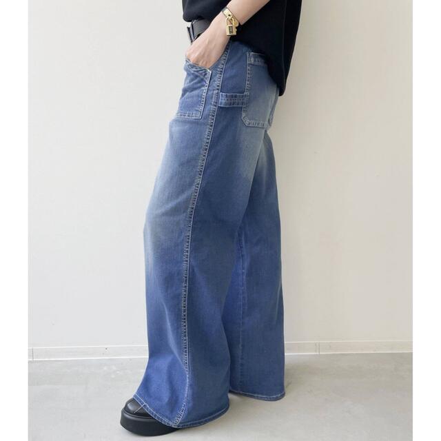 L'Appartement DEUXIEME CLASSE(アパルトモンドゥーズィエムクラス)のL'Appartement グッドグリーフPainter Pants 36 レディースのパンツ(デニム/ジーンズ)の商品写真