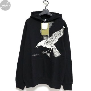 ヨウジヤマモト(Yohji Yamamoto)の4 L 新品 22SS ヨウジヤマモト ニューエラ CROW パーカー カラス(パーカー)