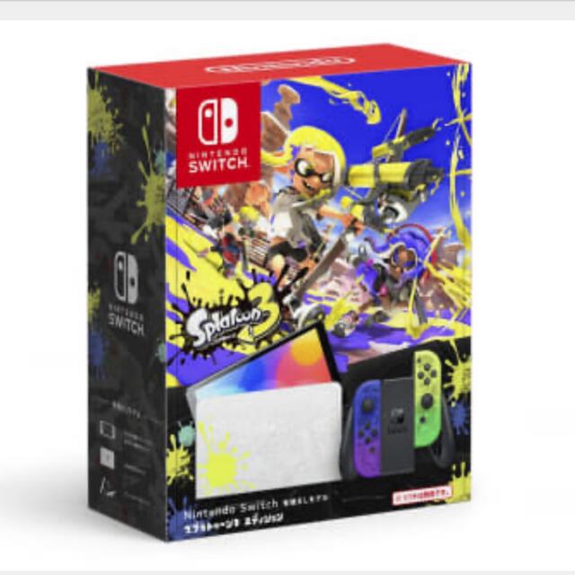 Nintendo Switch(ニンテンドースイッチ)のスプラトゥーン3☆本体☆Nintendo Switch☆新品 エンタメ/ホビーのゲームソフト/ゲーム機本体(携帯用ゲーム機本体)の商品写真