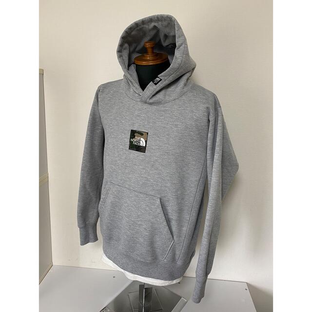 ノースフェイス/パーカー/迷彩/グレー/直営店/プルオーバー/ボックスロゴ/限定