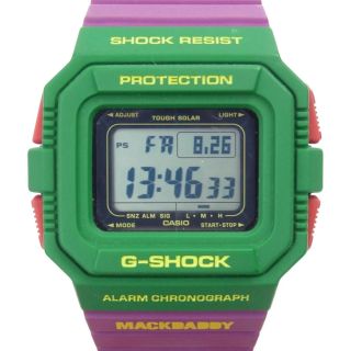 ジーショック(G-SHOCK)のG-SHOCK ジーショック 時計 × MACKDADDY マックダディ G-5500MD-3JR タフソーラー デジタル ウォッチ 腕時計 マルチカラー系【中古】(腕時計(アナログ))