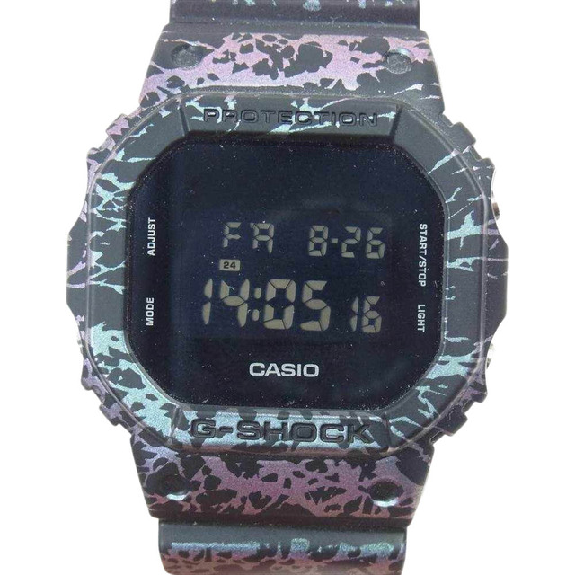 G-SHOCK - G-SHOCK ジーショック 時計 DW-5600PM-1JF Polarized Marble Series ポーラライズドマーブル 大理石 デジタル ウォッチ 腕時計 柄【美品】【中古】