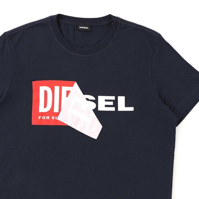 DIESEL Tシャツ T DIEGO QA T-SHIRT ネイビー XL 【送料無料/新品 ...