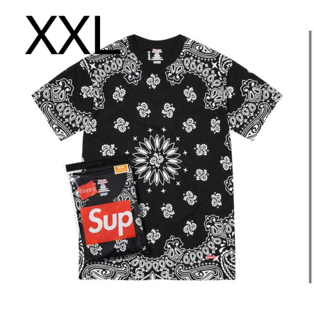 Supreme(シュプリーム)のsupreme Hanes bandana XXL メンズのトップス(Tシャツ/カットソー(半袖/袖なし))の商品写真