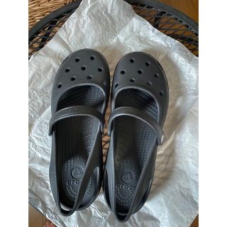 クロックス(crocs)のクロックス黒★２４センチ(サンダル)