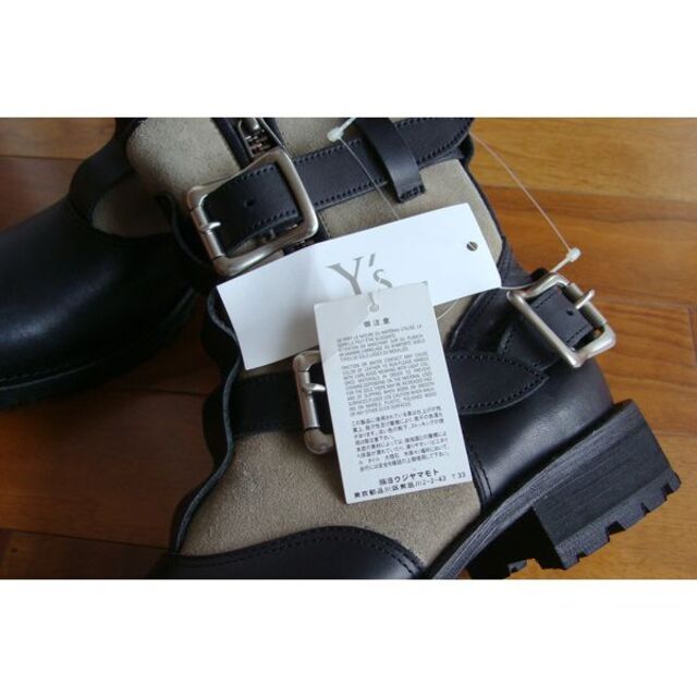LIMI feu(リミフゥ)のY’s ワイズ 山本耀司 ヨウジヤマモト ベルト バックル ブーツ ハーフブーツ レディースの靴/シューズ(ブーツ)の商品写真
