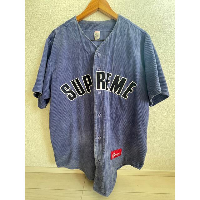 supreme Corduroy Baseball Jersey