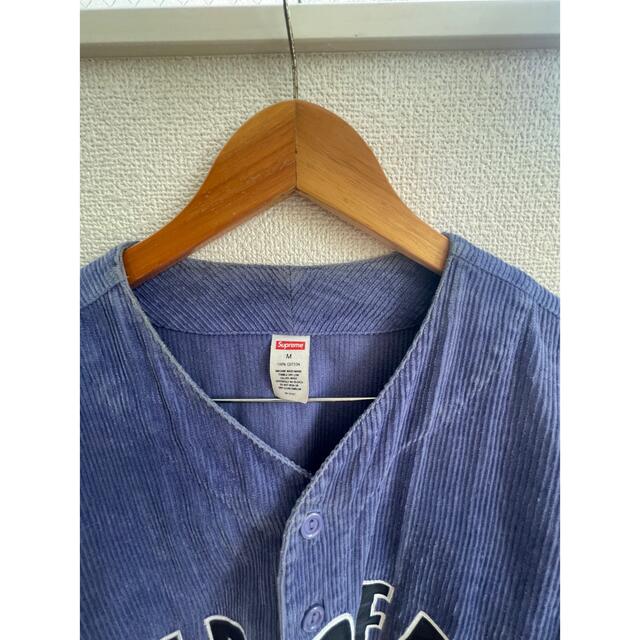 Supreme - 18ss Supreme corduroy baseball jersey Mの通販 by