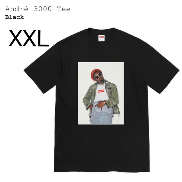 Supreme(シュプリーム)のSupreme Andre 3000 Tee Black XXL メンズのトップス(Tシャツ/カットソー(半袖/袖なし))の商品写真