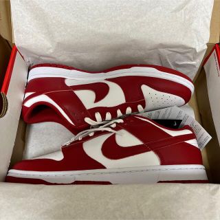 新品未使用 即納 Nike Dunk Low "Gym Red"(スニーカー)