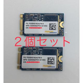 Phison製 SSD M.2 2242 16GB ２個セット 新品/バルク品(PCパーツ)