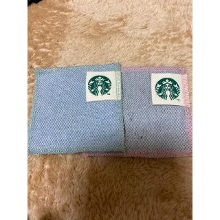 スターバックスコーヒー(Starbucks Coffee)のスタバ コットンコースター2枚(テーブル用品)