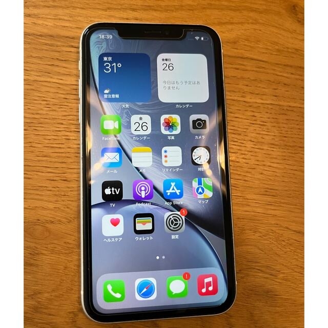 iPhoneXR 本体　 ホワイト　128GB 超美品スマートフォン/携帯電話