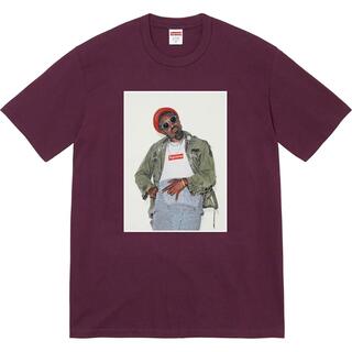 シュプリーム(Supreme)の【 Eggplant L 】Supreme André 3000 Tee(Tシャツ/カットソー(半袖/袖なし))