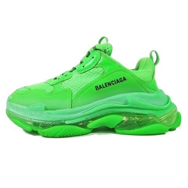 BALENCIAGA Triple S スニーカー グリーン 26cm ☆AA★