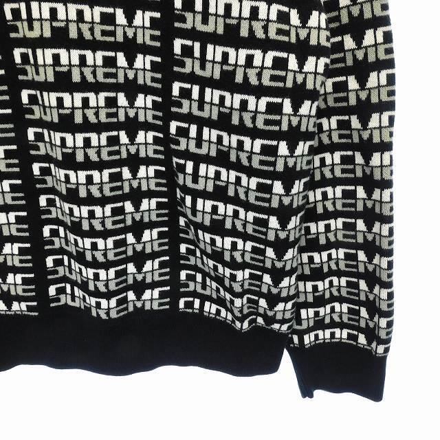 Supreme(シュプリーム)のシュプリーム Repeat Sweater ニット セーター ロゴ XL 黒 メンズのトップス(ニット/セーター)の商品写真