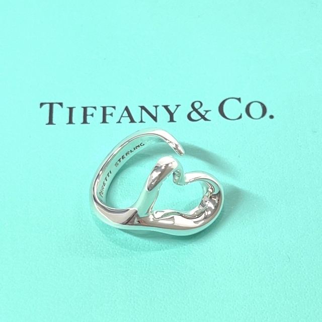 Tiffany & Co.(ティファニー)のティファニー リング・指輪 オープンハート エルサペレッティ  シルバ レディースのアクセサリー(リング(指輪))の商品写真