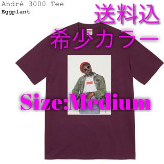 シュプリーム(Supreme)の希少 Supreme/André 3000 Tee  Eggplant(Tシャツ/カットソー(半袖/袖なし))