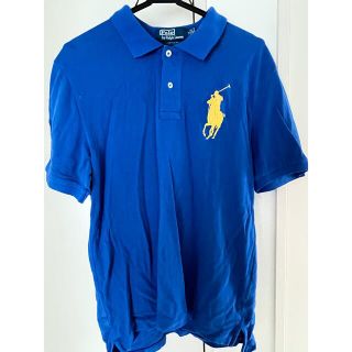 ポロラルフローレン(POLO RALPH LAUREN)のポロ・ラルフローレン　Polo  ポロシャツ  青　黄色　ビッグポロ　中古　美品(ポロシャツ)