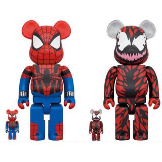 ベアブリック(BE@RBRICK)のSPIDER-MAN 400%100% CARNAGE 400%100% セット(その他)