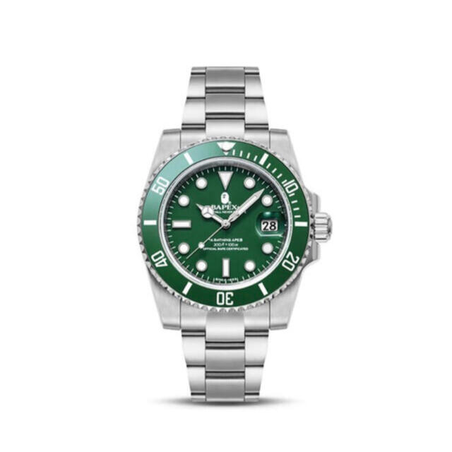 A BATHING APE TYPE 1 BAPEX GREEN ベイペックスblack