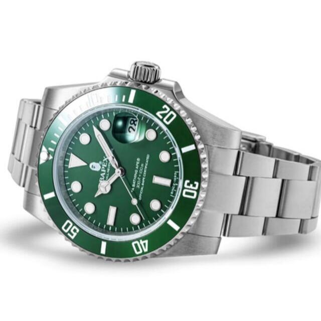 A BATHING APE(アベイシングエイプ)のA BATHING APE TYPE 1 BAPEX GREEN ベイペックス メンズの時計(腕時計(アナログ))の商品写真